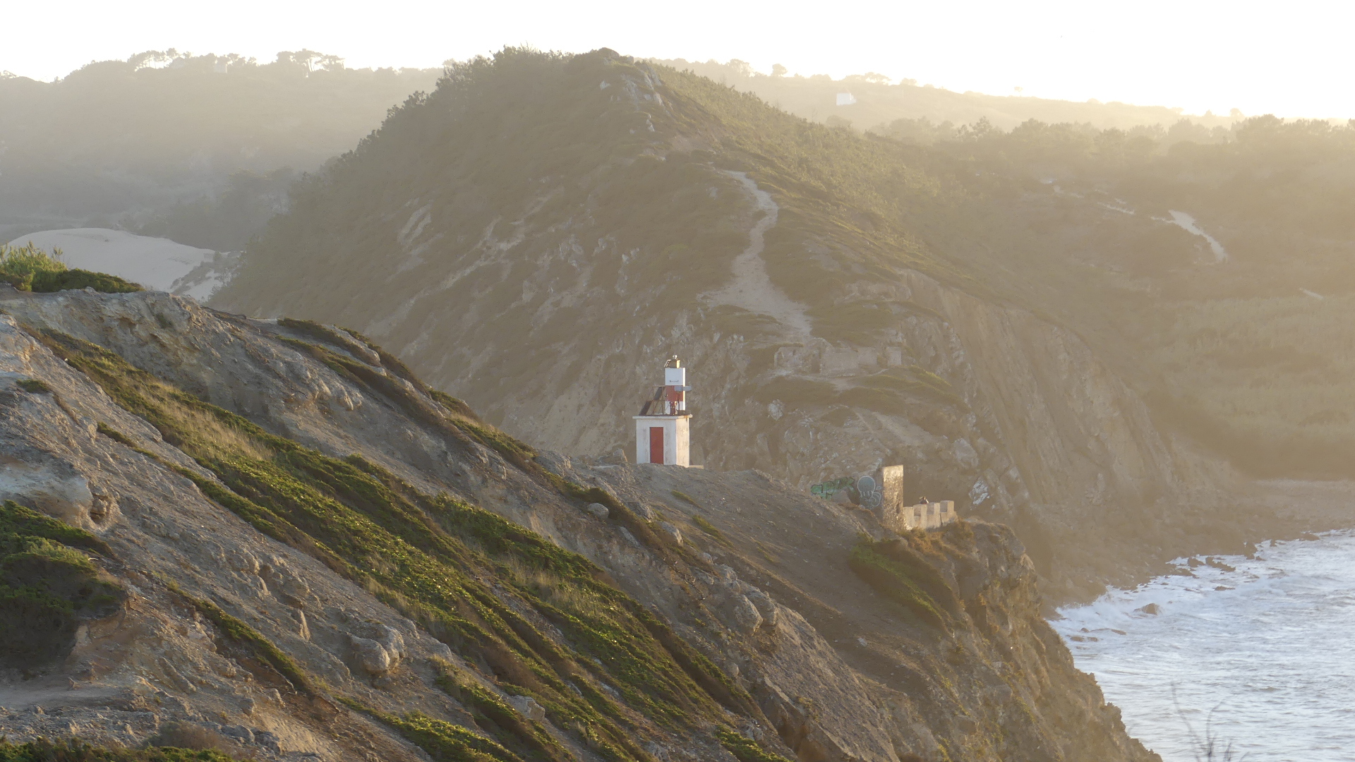 Der Leuchtturm von Sao Martinho do Porto