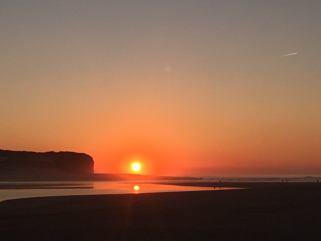Sonnenuntergang in Foz do Arelho